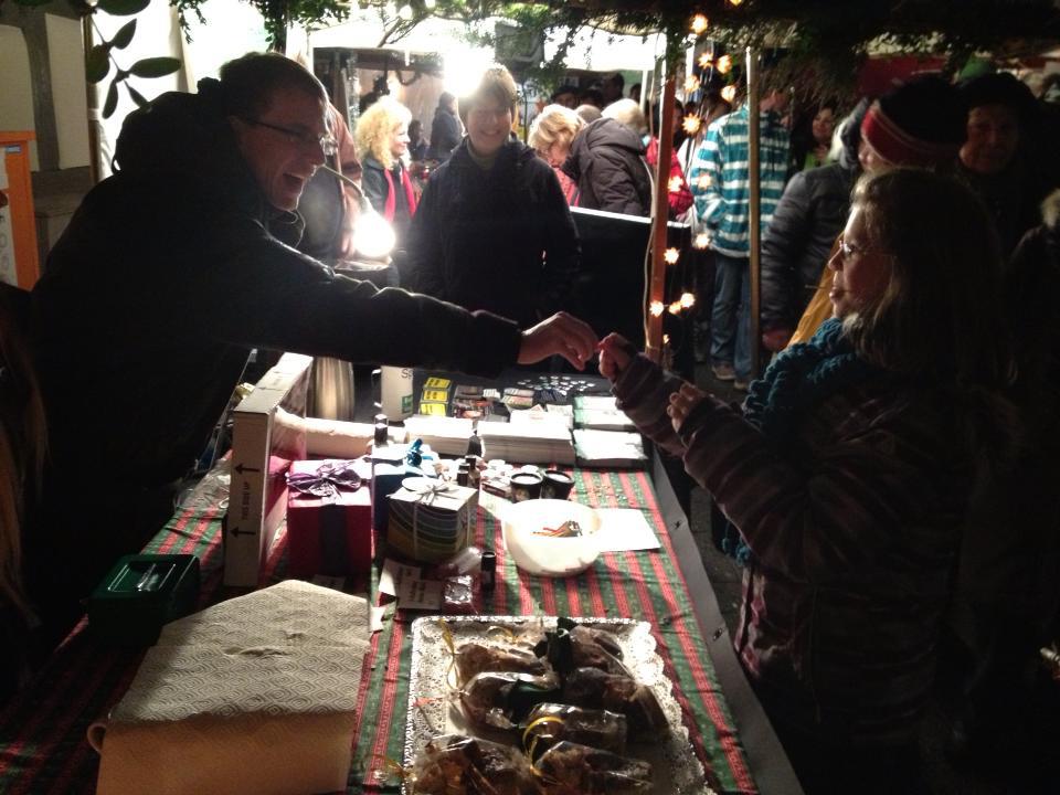 Unser Stand beim Tübinger Weihnachtsmarkt