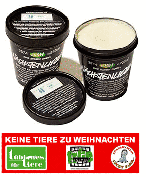 Unterstützung durch LUSH Nächstenliebe