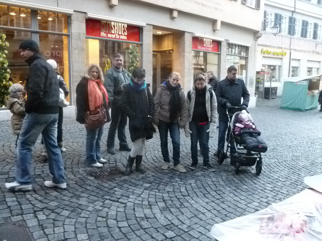 Fleischschalenaktion mit veganen Kostproben